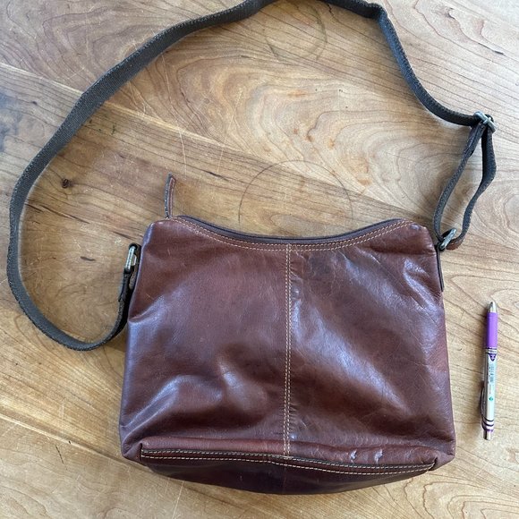 Jack Georges Leather Crossbody Bag - Picture 4 of 5